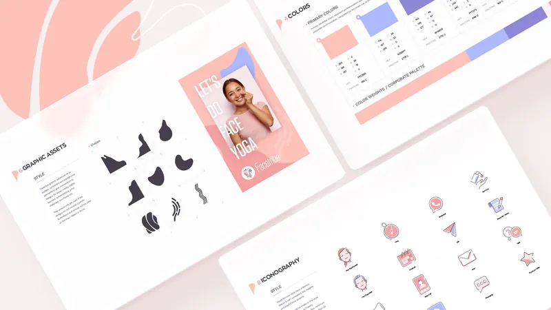 Facetribe brand guidelines and illustration set
