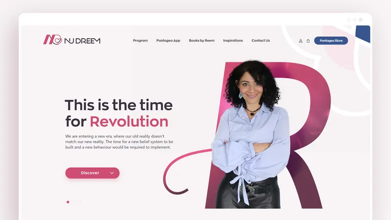 Nu Dreem website home page: “This is the time for Revolution”