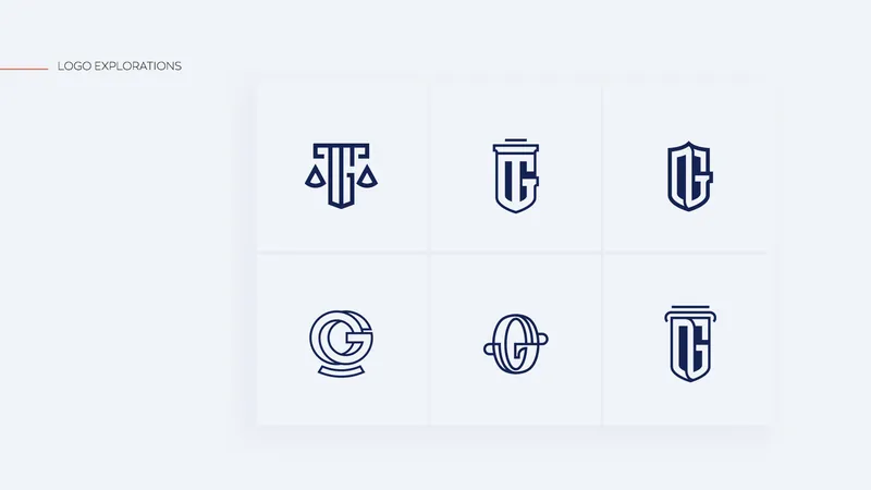 Onal Gallant & Partners logo explorations