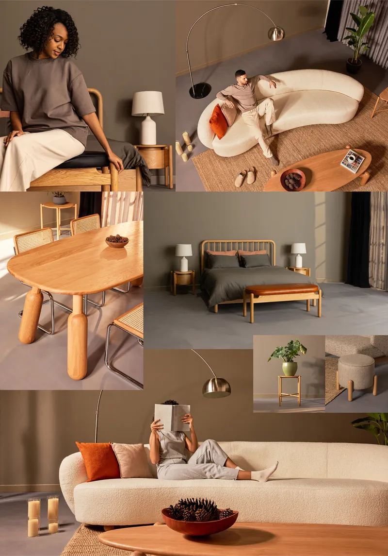 Romano living room and furniture product photography